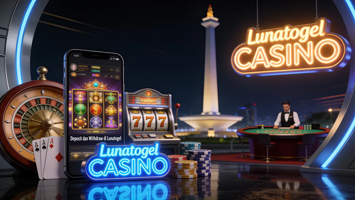 Deposit dan Withdraw di Lunatogel untuk pemain di Indonesia